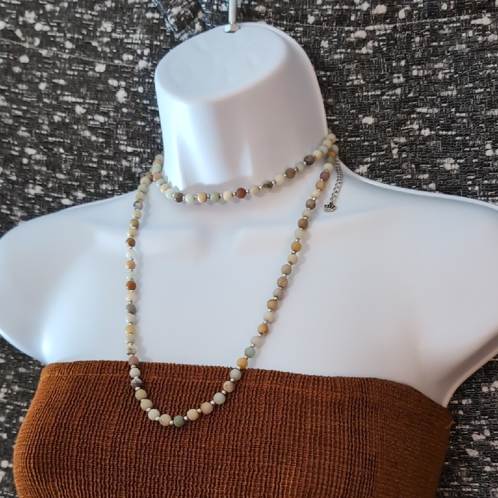 Premier Designs Earthy Stone Beaded Necklace
